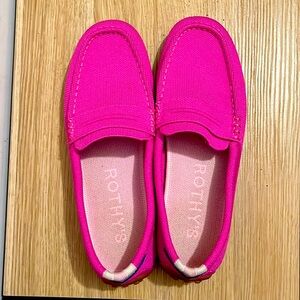 Rothy’s hot pink drivers size 7